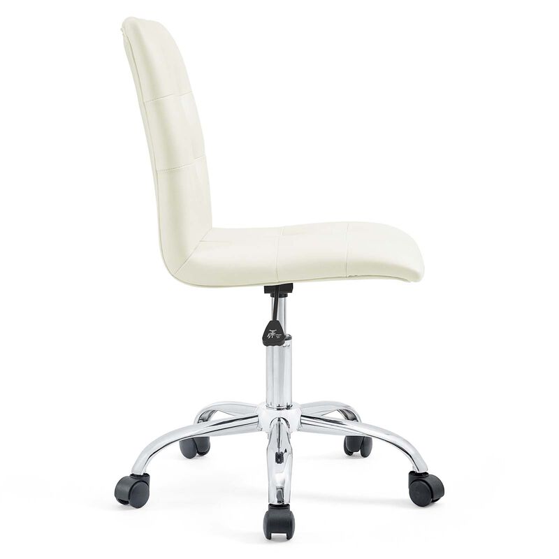 Modway Furniture - Prim Armless Mid Back Office Chair Orange image number 3