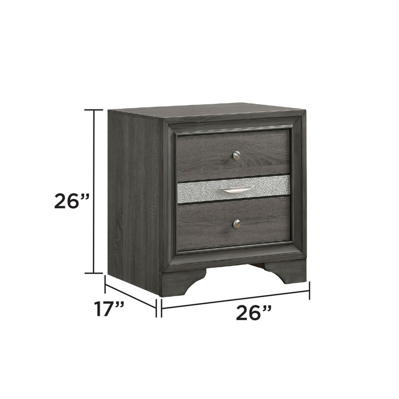 Darnavique 3-Drawer Nightstand image number 2