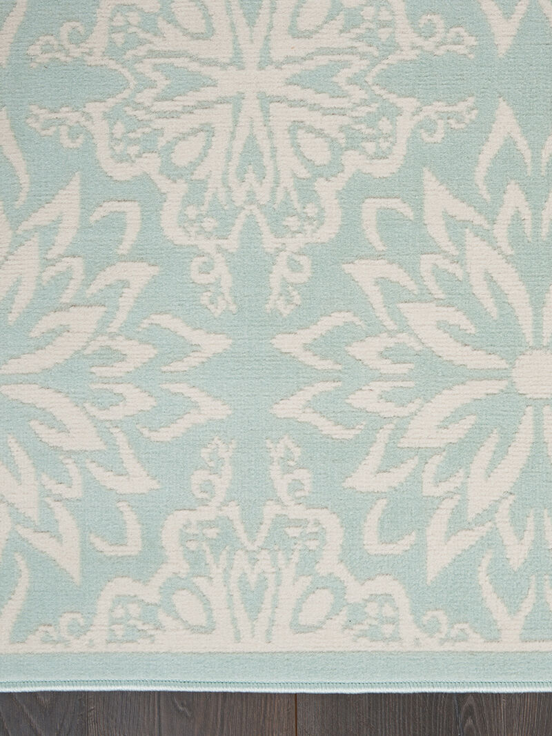 Jubilant JUB06 Ivory/Green 5'3" x 7'3" Rug