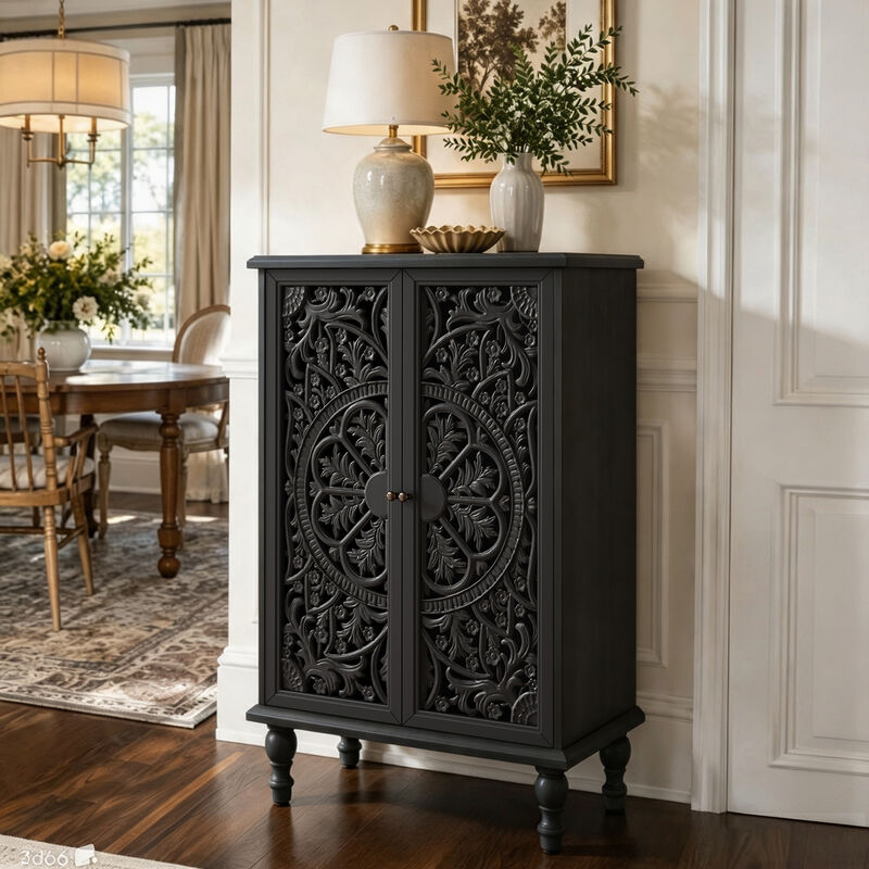 Zuggo 47" Tall Accent Cabinet image number 2