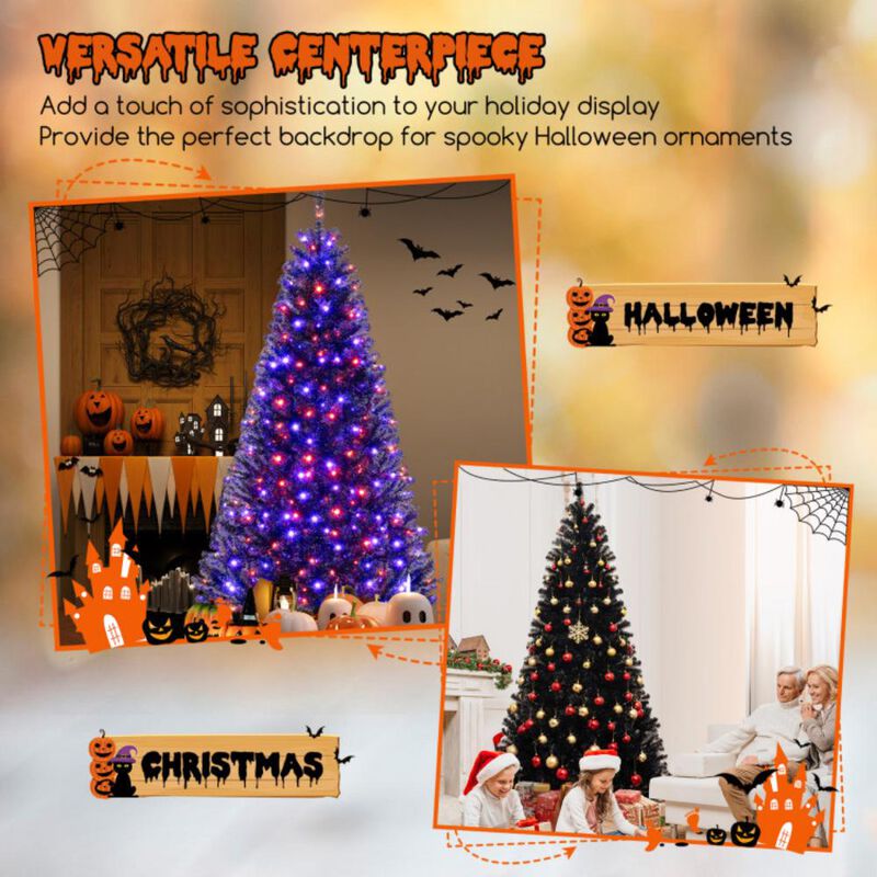 Hivvago Artificial Christmas Tree with Lighting Modes and Spooky Sounds. image number 9