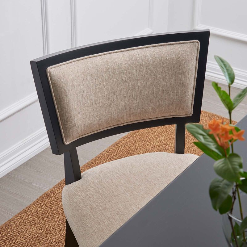 Pristine Upholstered Fabric Dining Chairs - Set of 2 image number 6
