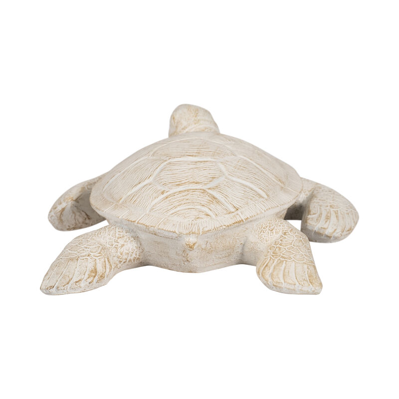 10" Sea Turtle, Ivory image number 3