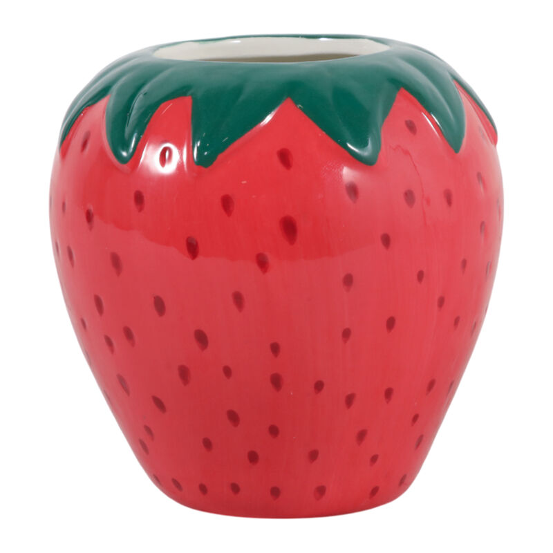 4" Strawberry Pencil Cup image number 2