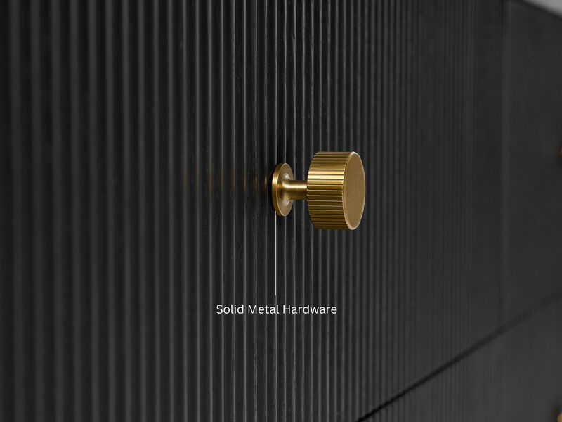 Momo 48 in. Dark Oak Bath Vanity Set with White Quartz Vanity Top and White Undermount Basin