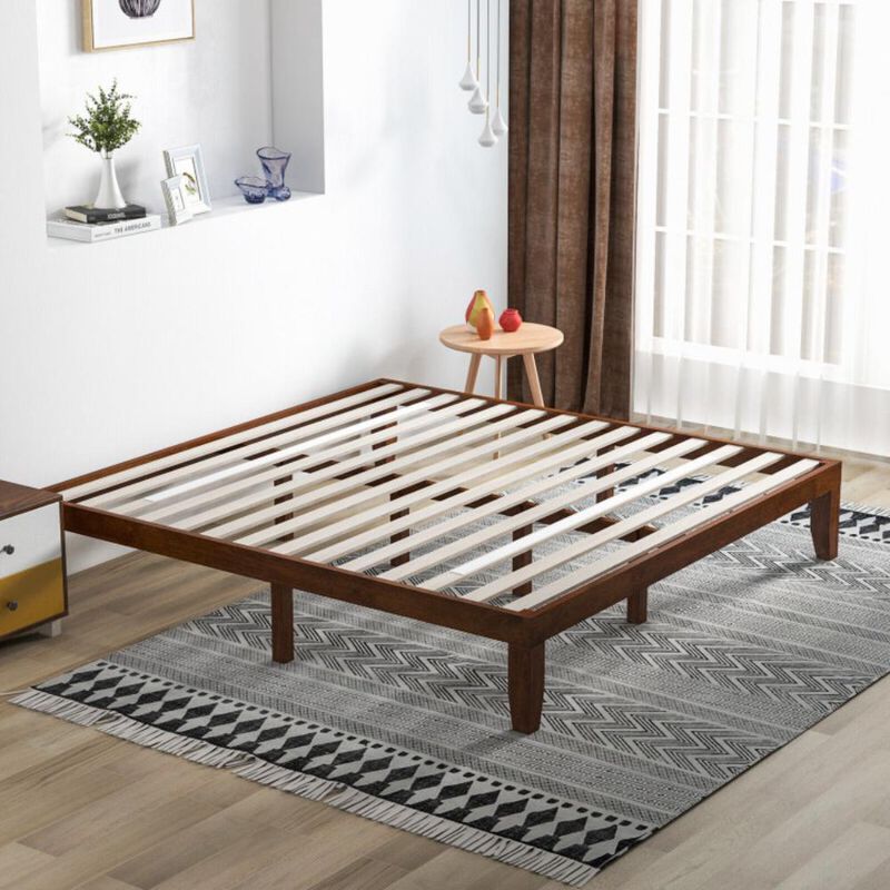 14 Inch King Size Wood Platform Bed Frame