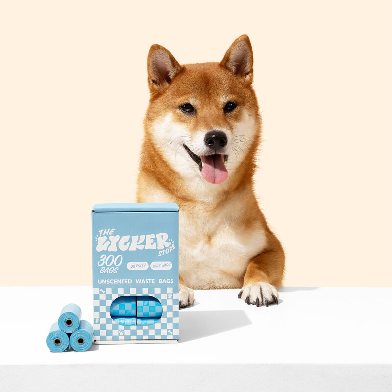 The Licker Store 13 in. x 9 in. Extra Thick Leak Proof Unscented Dog Poop Bags