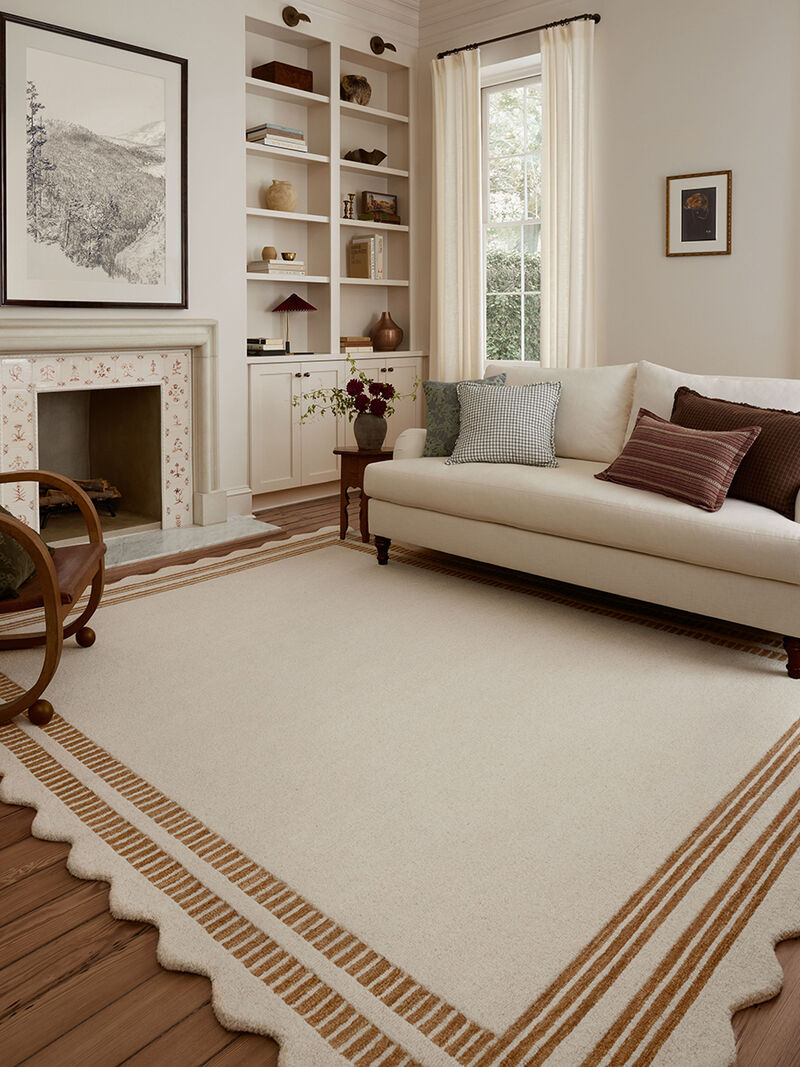 Scottie Ivory/Rust 3'6"x5'6" Rug image number 1