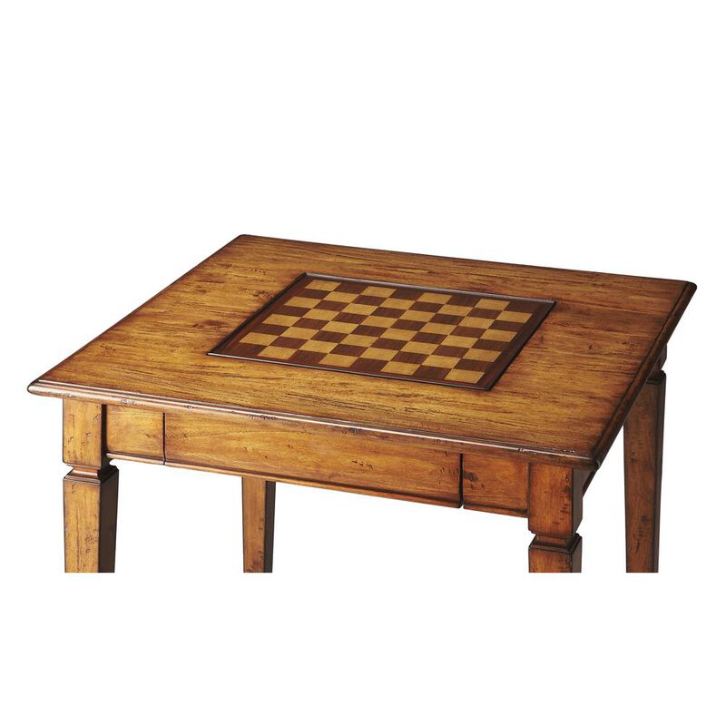 Butler Specialty Company Breckinridge Rustic Game Table, Light Brown image number 2