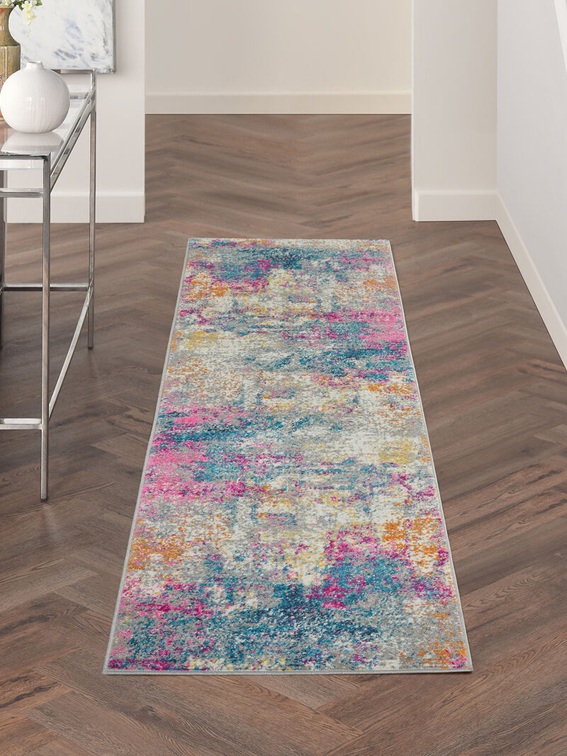 Passion PSN36 Ivory/Multicolor 2'2" x 7'6" Rug image number 7