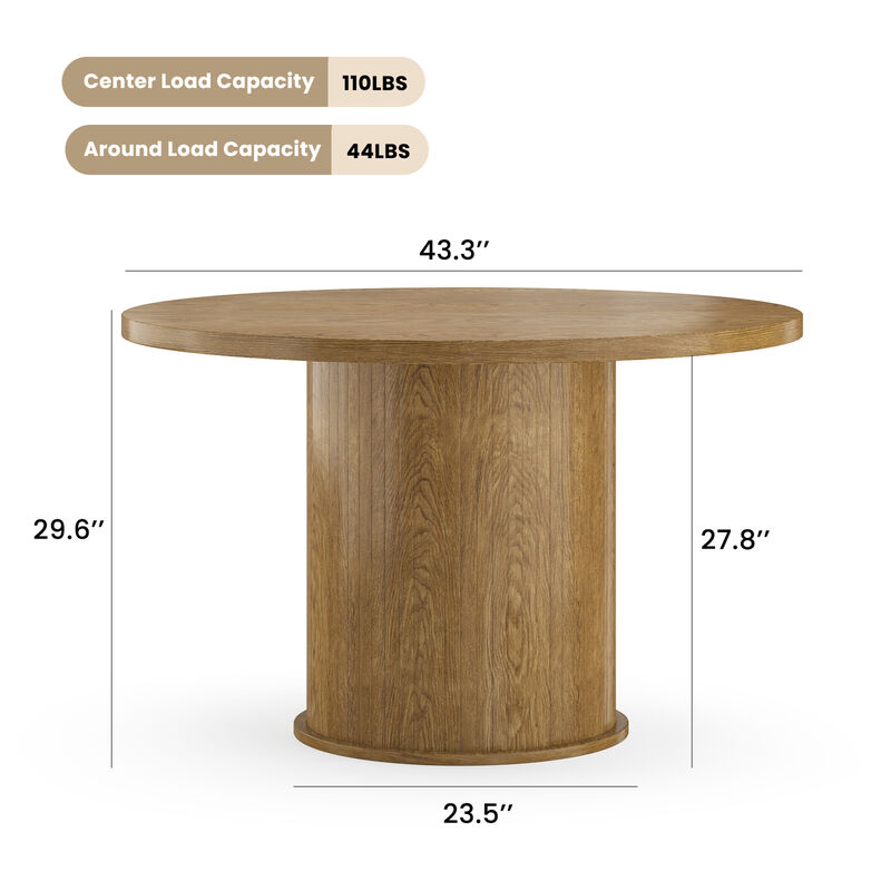 43" Round Dining Table for Dining Room image number 3