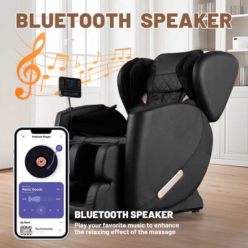 Streamdale Massage Chair Recliner With Zero Gravity With Full Body Air Pressure