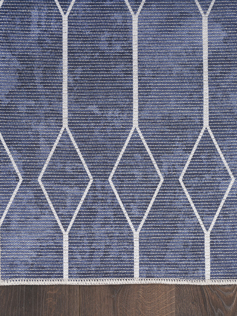 Machine Washable Series 1 SR107 Navy 9'2" x 12' Rug