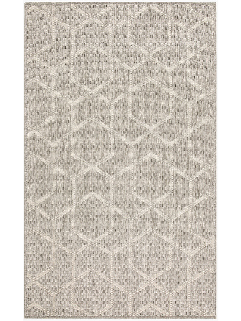 Horizon Indoor/Outdoor HOZ01 Gray 3' x 5' Rug