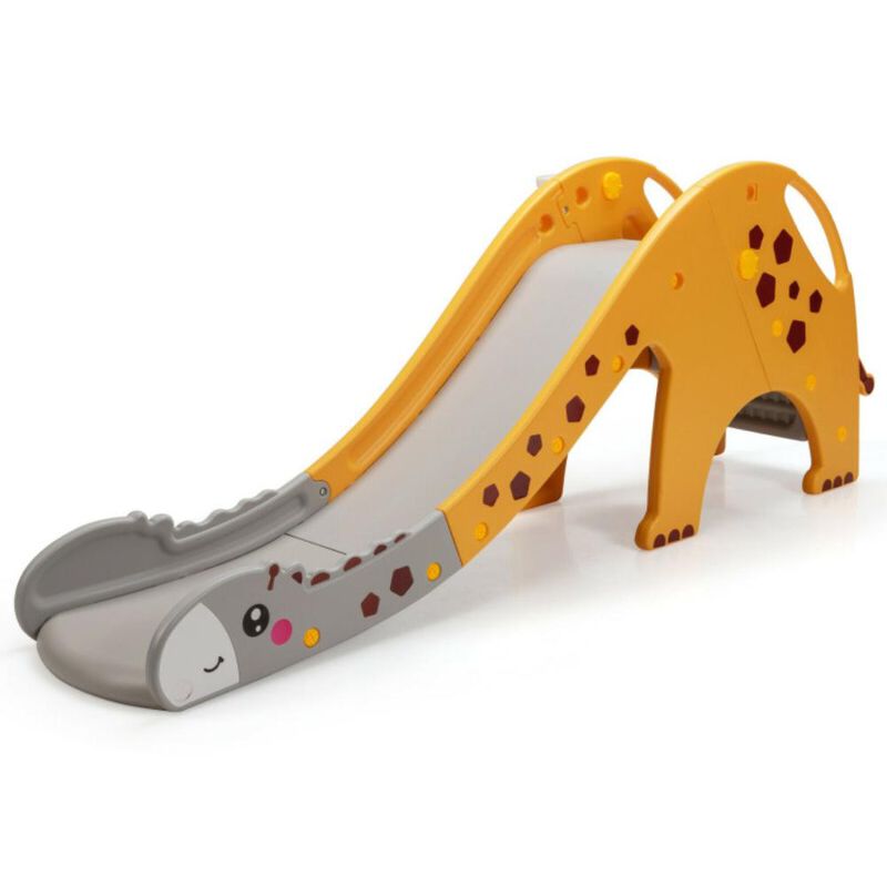 Hivvago 3-in-1 Kids Climber Slide Play Set with Basketball Hoop