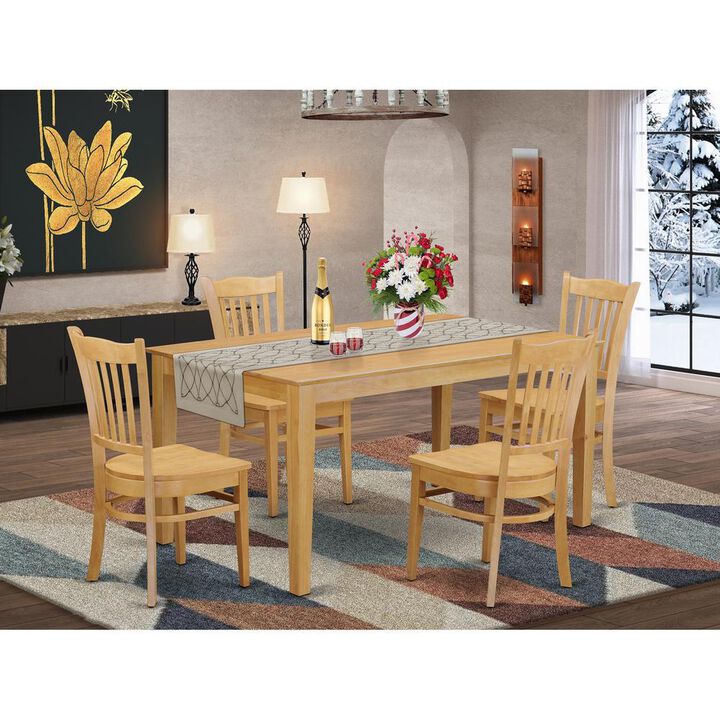 5 Pc Dining room set for Dining Table and 4 Dining Chairs