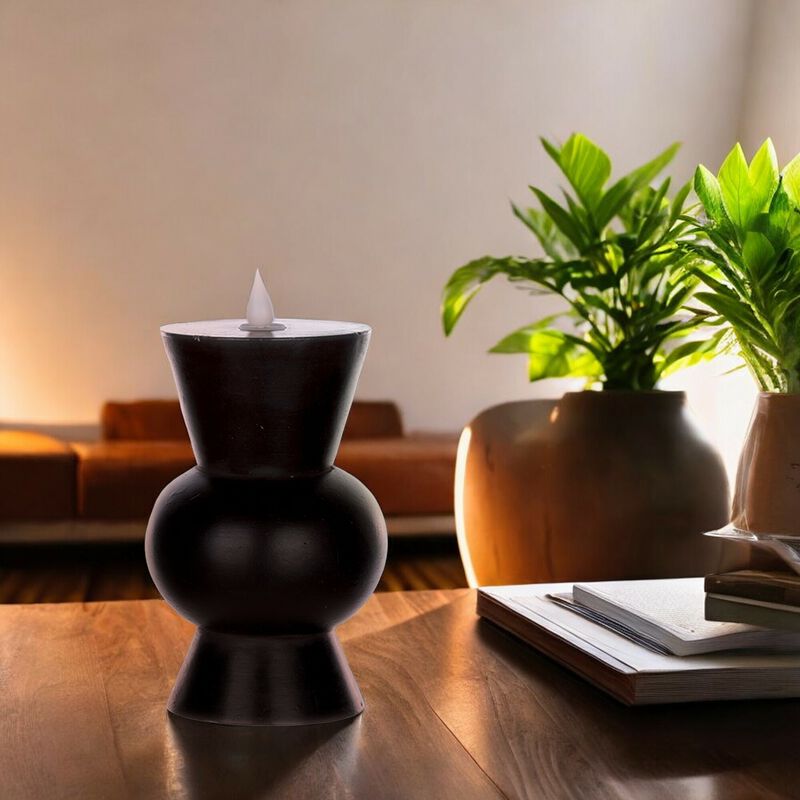 Simplux LED Designer Candle with 4 and 8 Hour Timer for Convenient and Elegant Lighting (Set of 2)