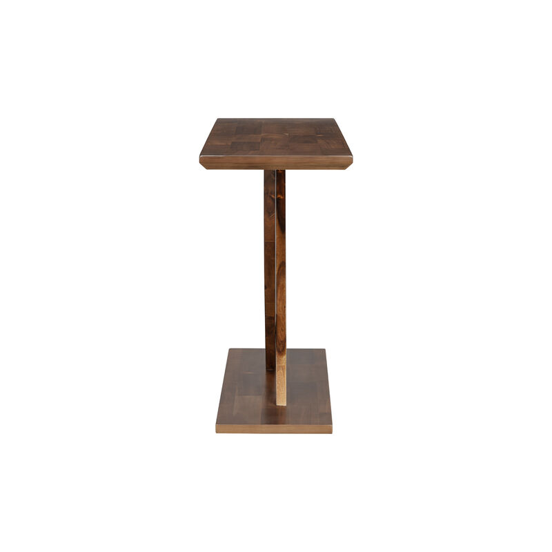 Merax Modern Rustic Console Table with Cross-Leg Design