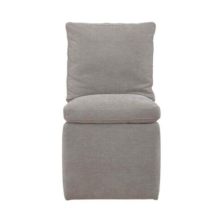 Liberty Furniture Accent Dining Chairs with Castors - Truffle Upholstry - Set of Four