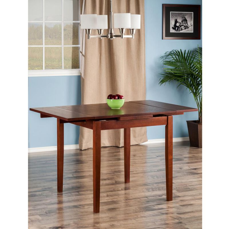 Winsome Wood Pulman Extension Table Walnut
