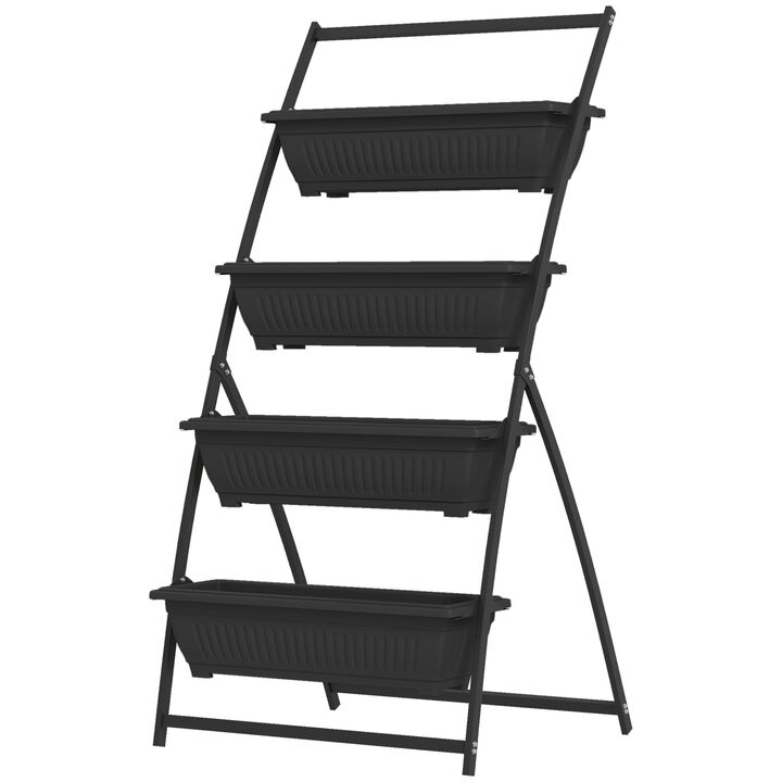 Hivvago 4-Tier Vertical Raised Garden Planter