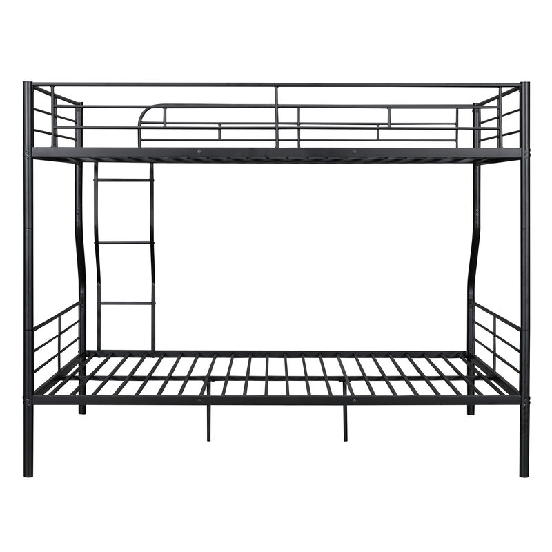 Whisen Full XL Over Queen Metal Bunk Bed - Sliver