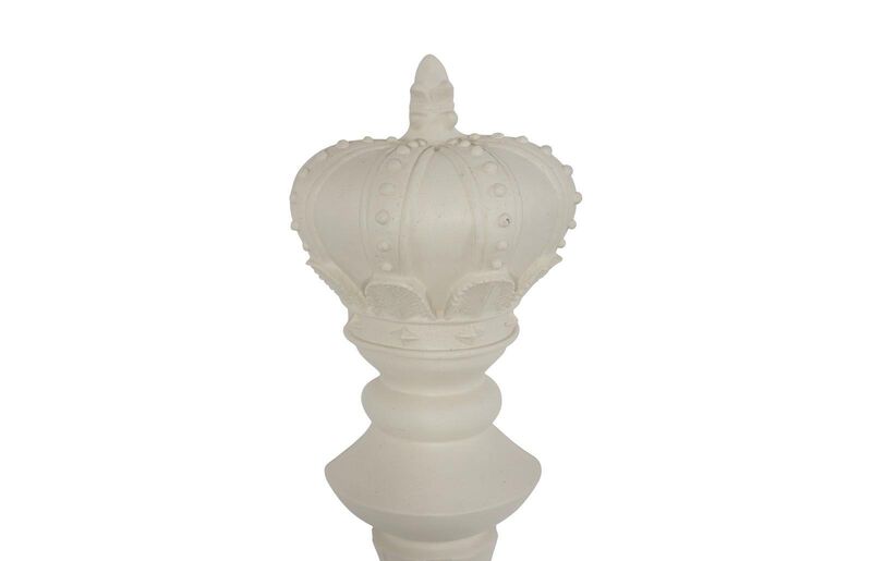 King Chess White Wall Decor image number 3