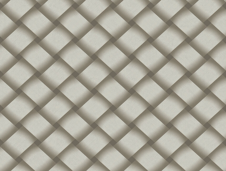 Bayside Basket Weave Mocha Wallpaper
