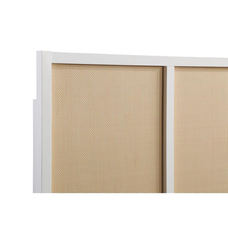 Comfort Pointe Bayport Cane and Solid Wood King Headboard