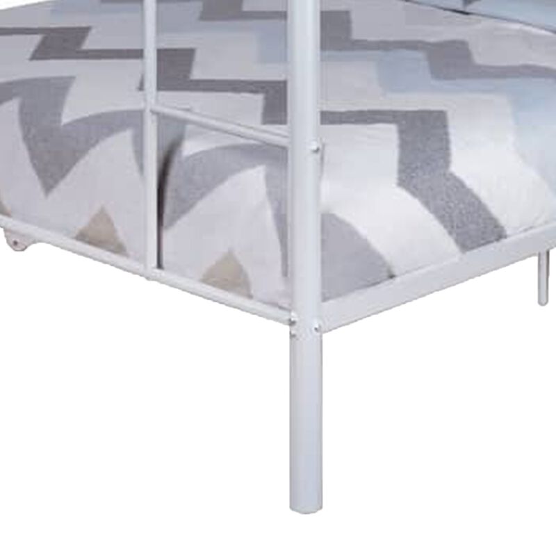 Fegy Bunk Bed with Ladder and Rails, Metal Frame image number 4