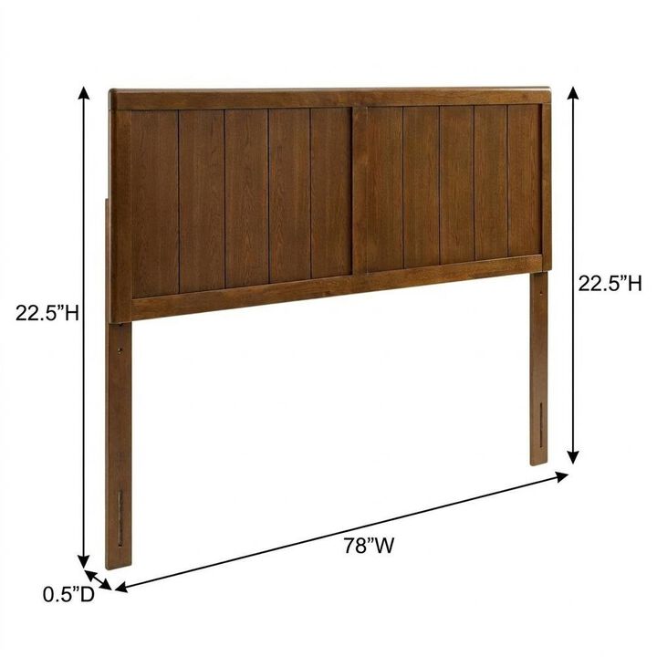 Wood King Headboard with Classic Design and Durable Construction