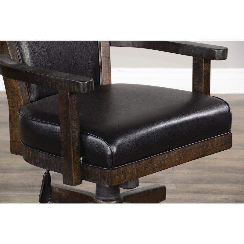Sunny Designs Game Chair with Casters, Cushion Seat & Back image number 5