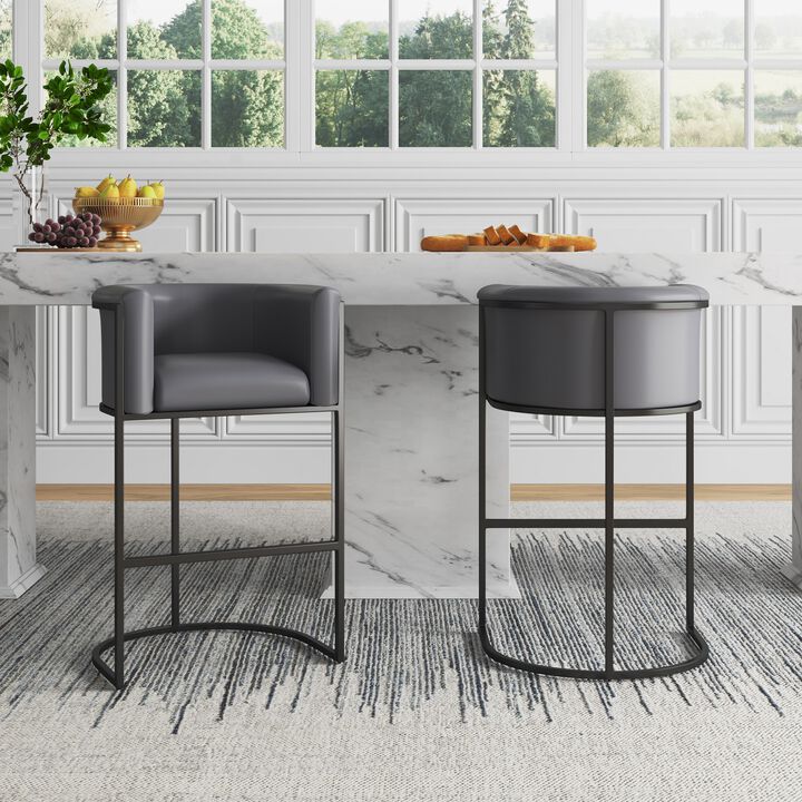 Cosmopolitan Light Gray Bar Stools (Set of 3)