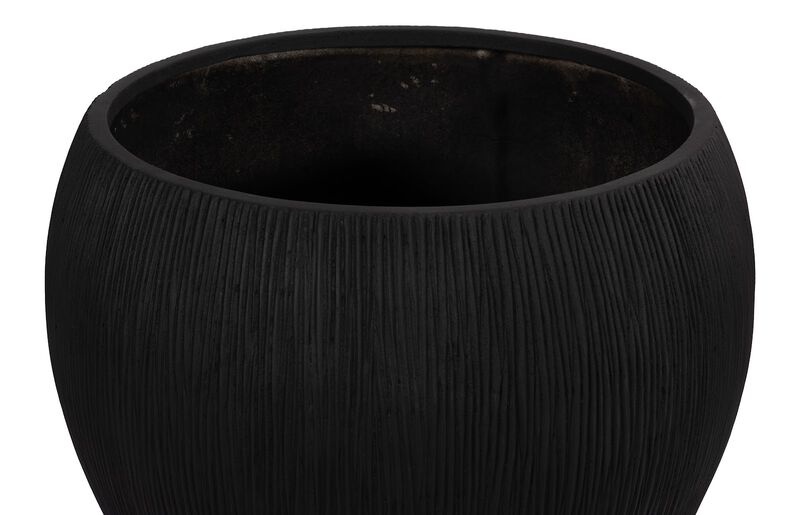 Filament Medium Planter in Black
