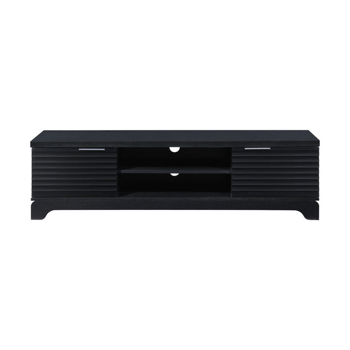 58.66 in. Wood TV Stand with 2 Storage Cabinets Fits TV's up to 65 in.