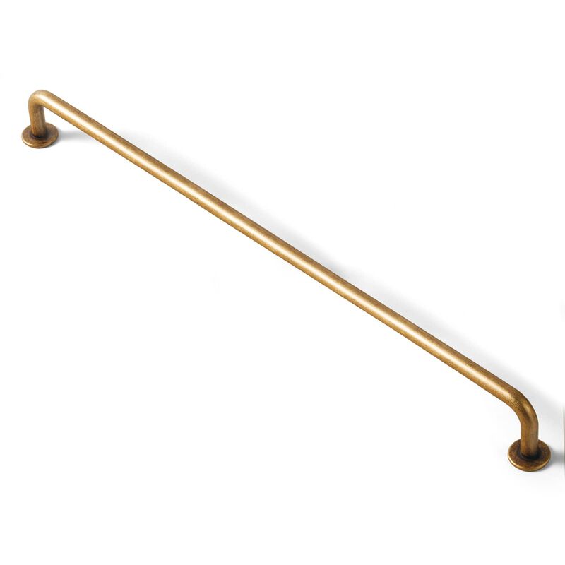 Goo-Ki 6 Pack Antique Brass Cabinet Handle Drawer Pulls, 12.6 Inch Hole Solid Zinc Alloy Vintage Bronze Bar Pull Retro Kitchen H