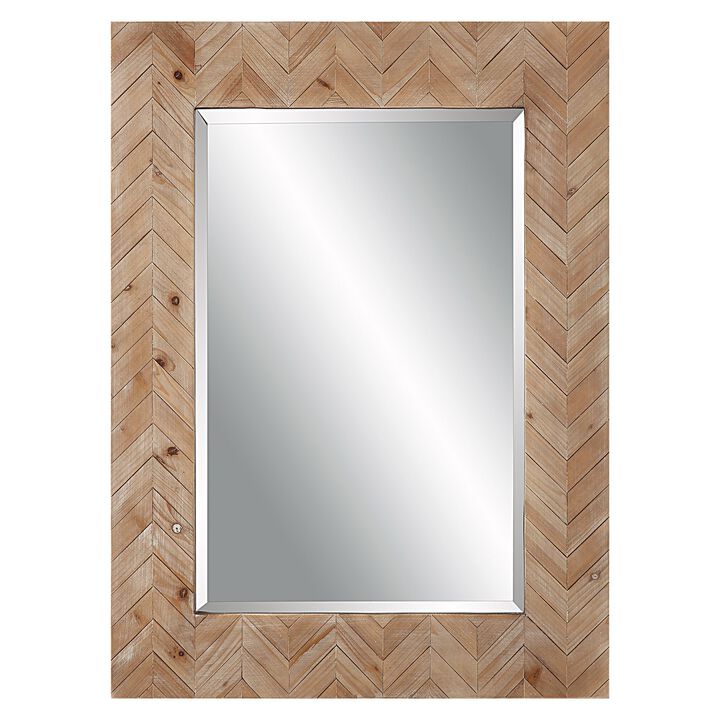 Demetria Wooden Mirror