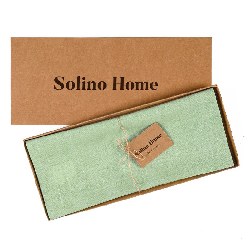 Christmas Linen Table Runner - Athena, Solino Home