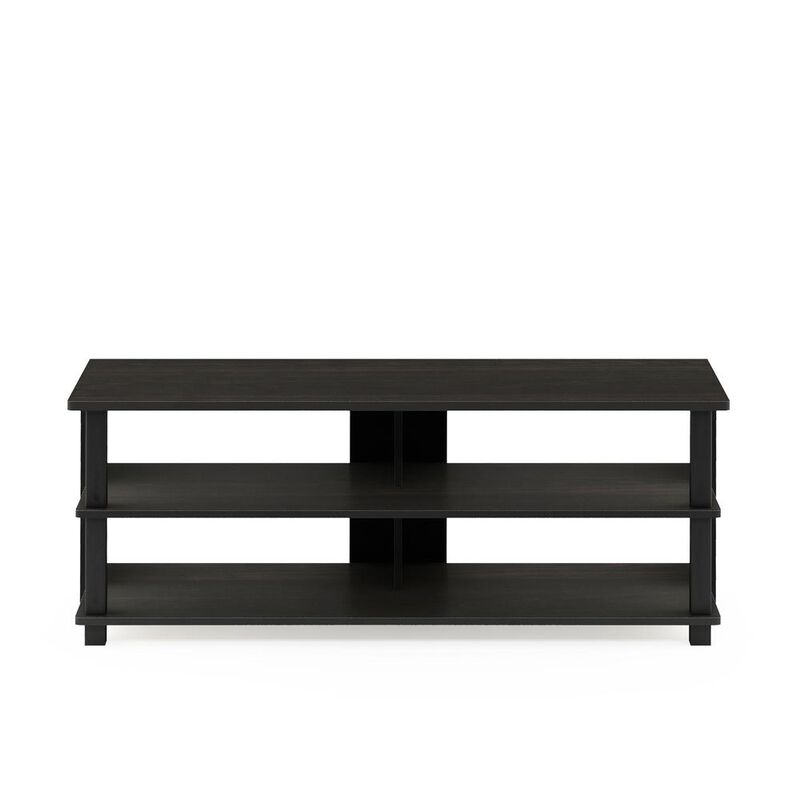 Sully 3-Tier TV Stand for TV up to 50, Espresso/Black, 17077EX/BK