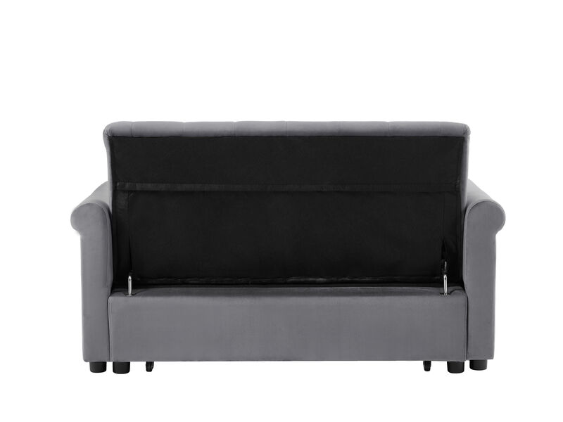 Streamdale Convertible Loveseat Sleeper Sofa with Pillows