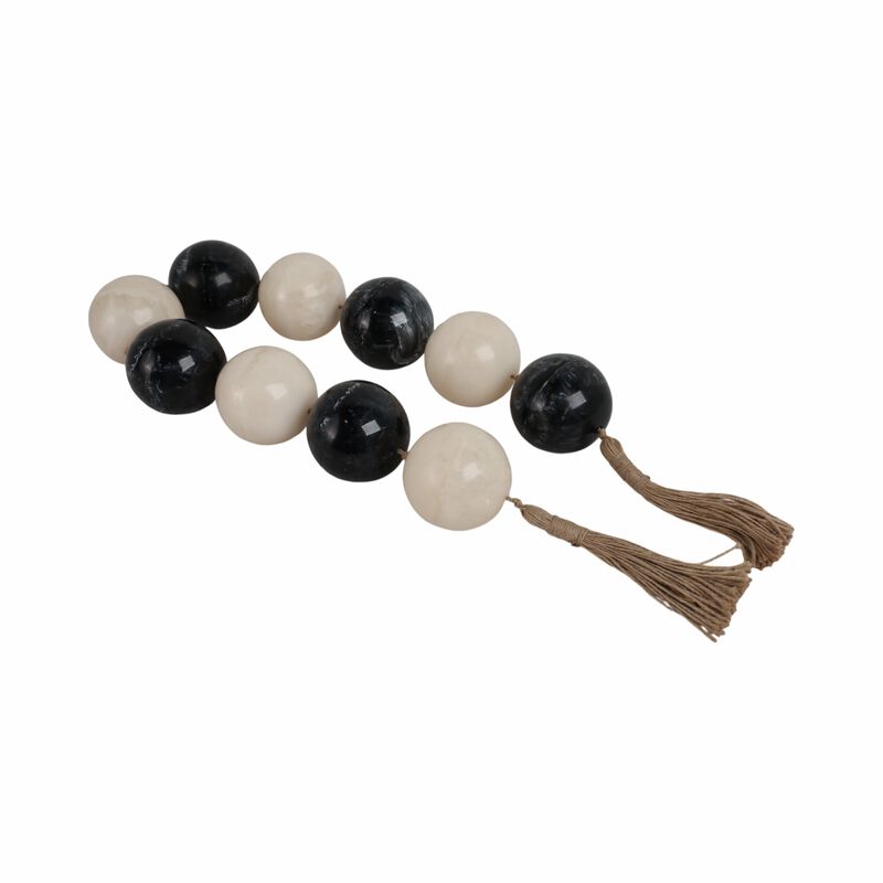 Swirled Resin Beaded Garland image number 0