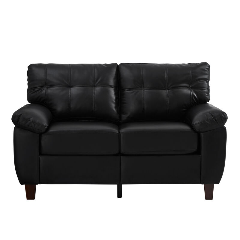 Mifnes PU Leather Loveseat image number 0