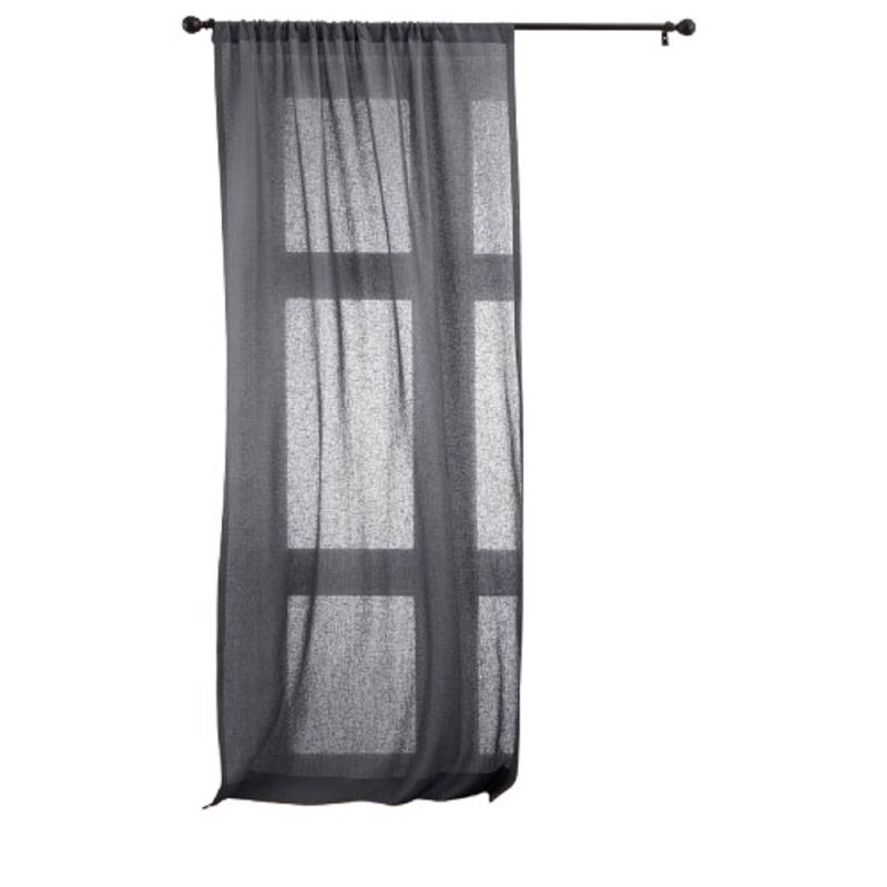 Solino Home 100% Pure Linen Curtain - Sheer Curtain