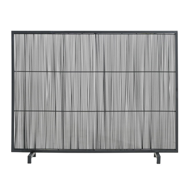Christopher Knight Home Shanice Modern Rectangular Metal Single Panel Fireplace Screen