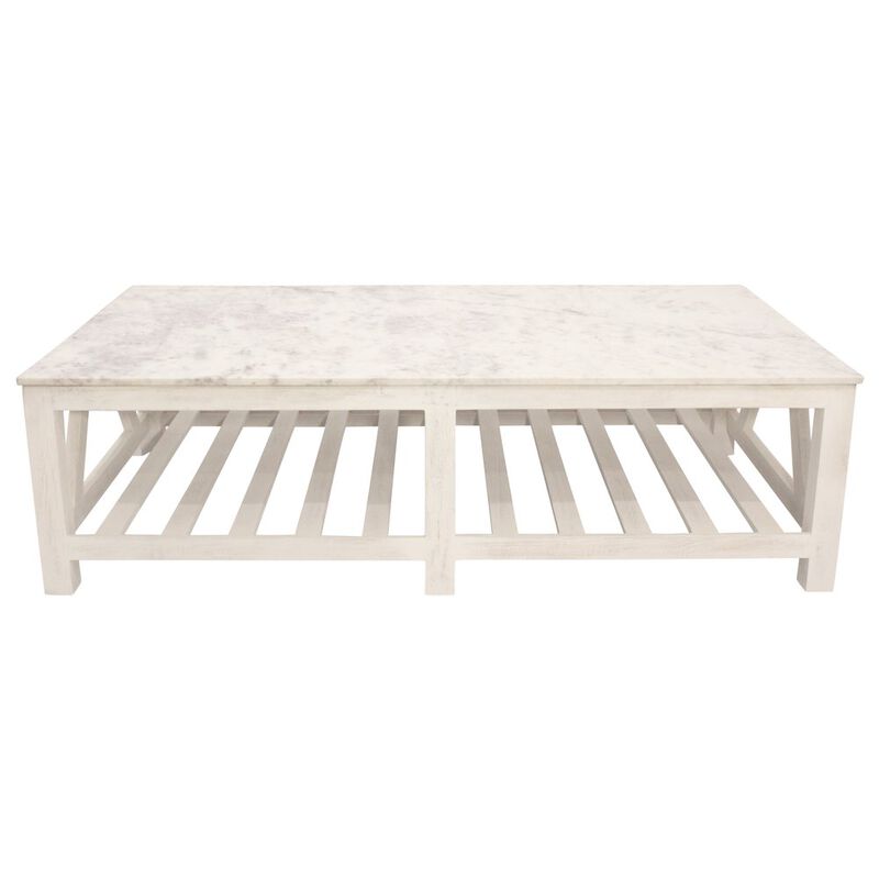 Alex Hanilton Bellamy Marble Cocktail Table in Sur Tone
