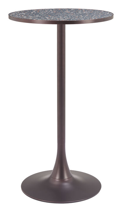 Bite Bar Table Black & Bronze