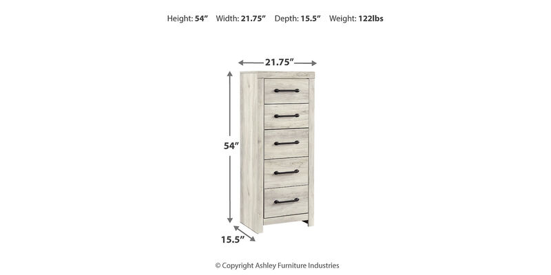 Cambeck Narrow Chest of Drawers image number 4