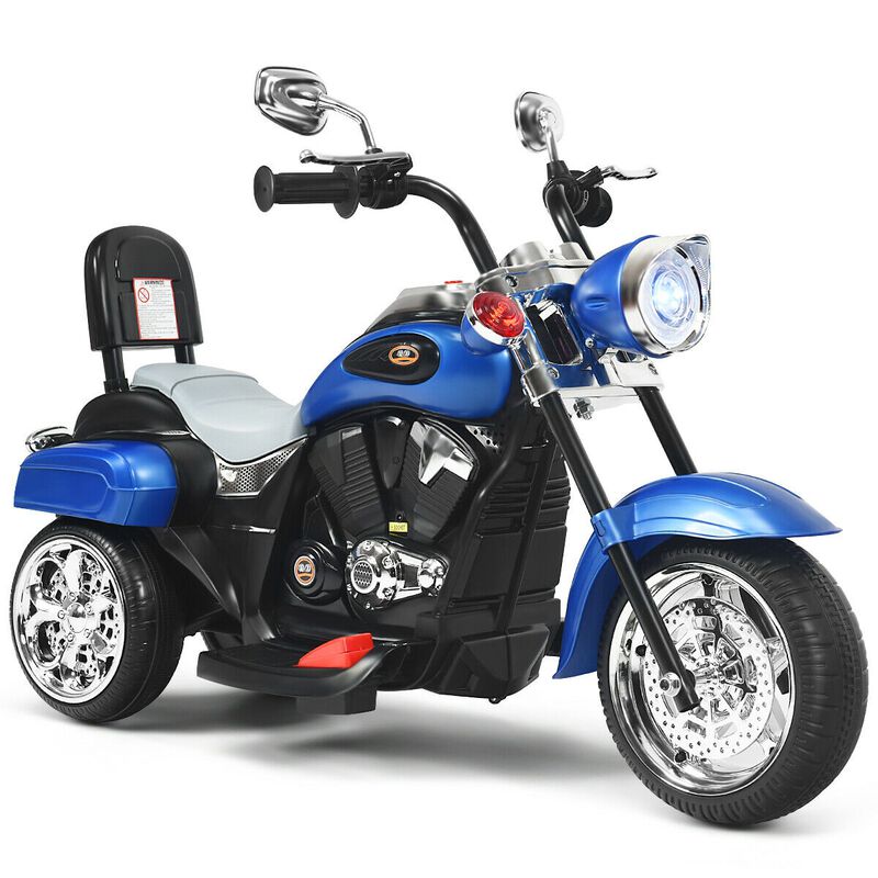 6V Toddler Electric Ride-On Bike with 3 Wheels, Horn and Front Headlight image number 5