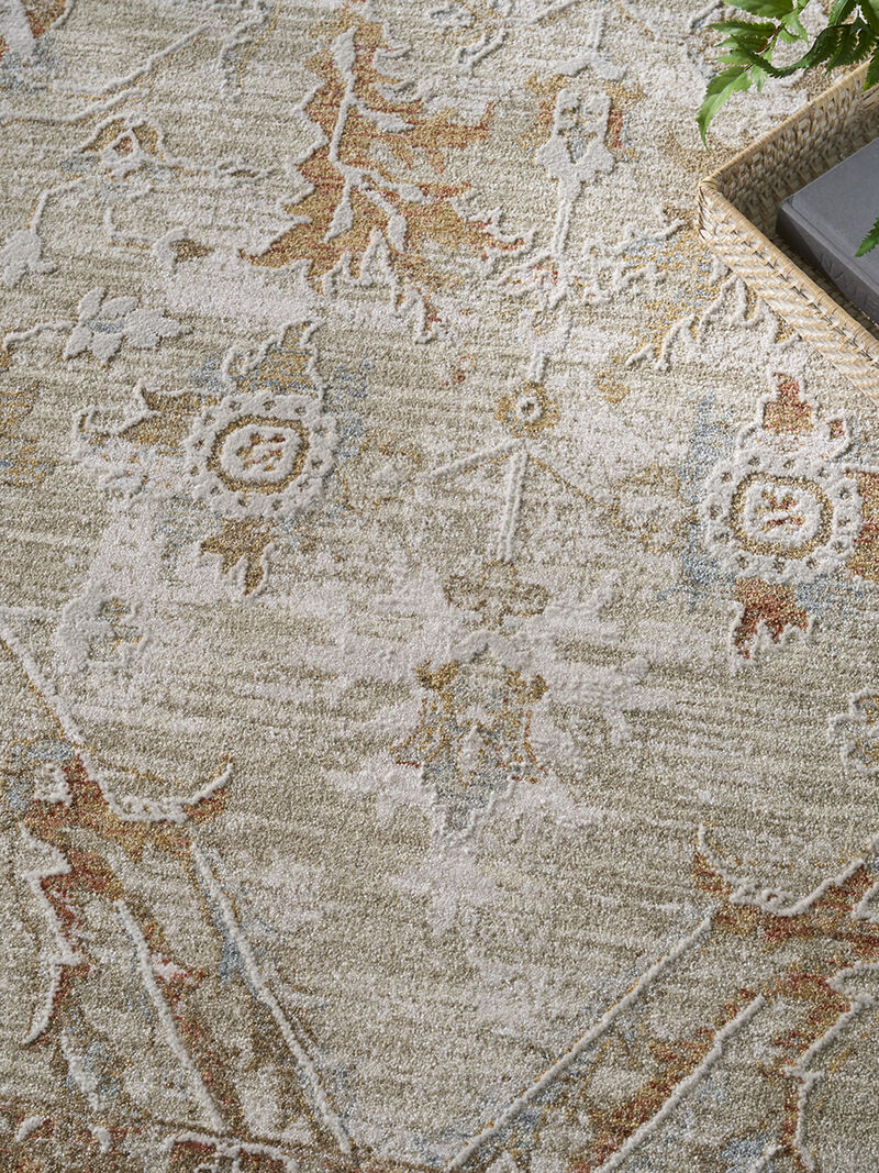 Infinite IFT01 Sage/Ivory 5'3" x 7'8" Rug