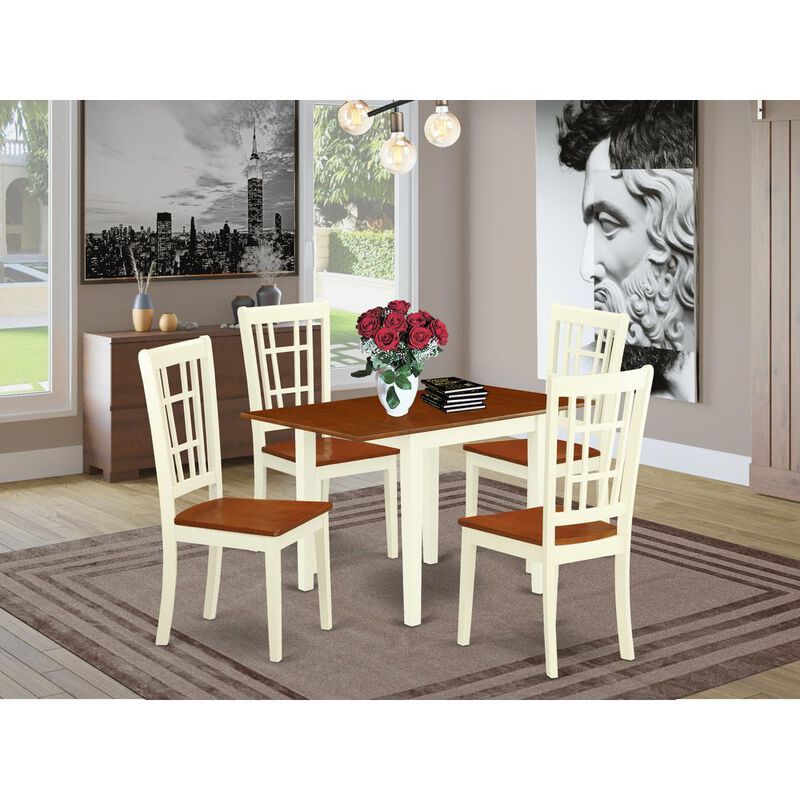 Dining Room Set Buttermilk & Cherry